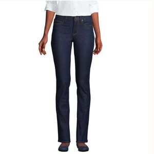 Women's Mid Rise Straight Leg Sz 2 Blue Jeans-Deep Indigo